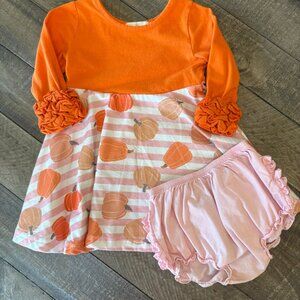 18 MO Dress and Skirted Bodysuit Bundle with 3 Outfits